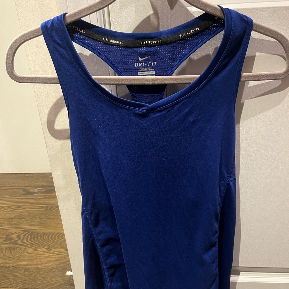 Nike Women's Royal Blue Dri-FIT Tank Top